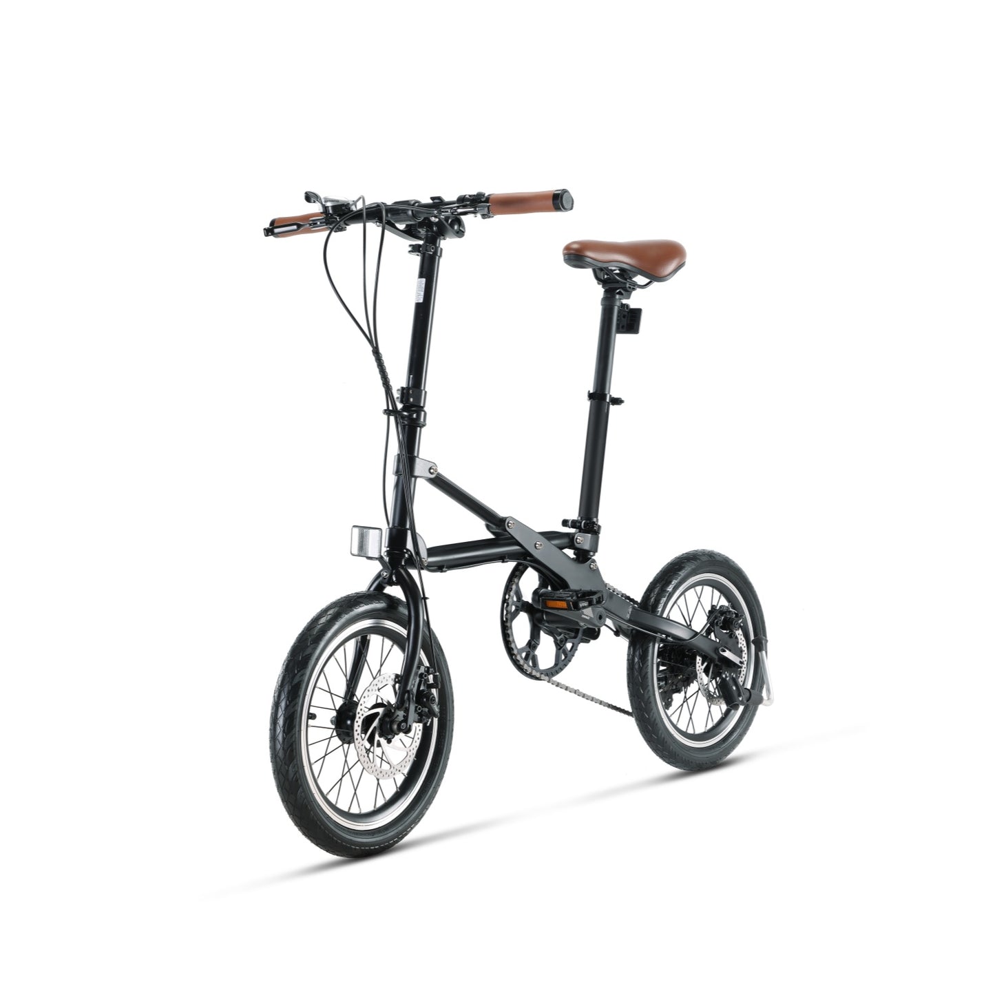CITYMANTIS 16" Urban Folding Bicycle,7 Speed Disc Brake