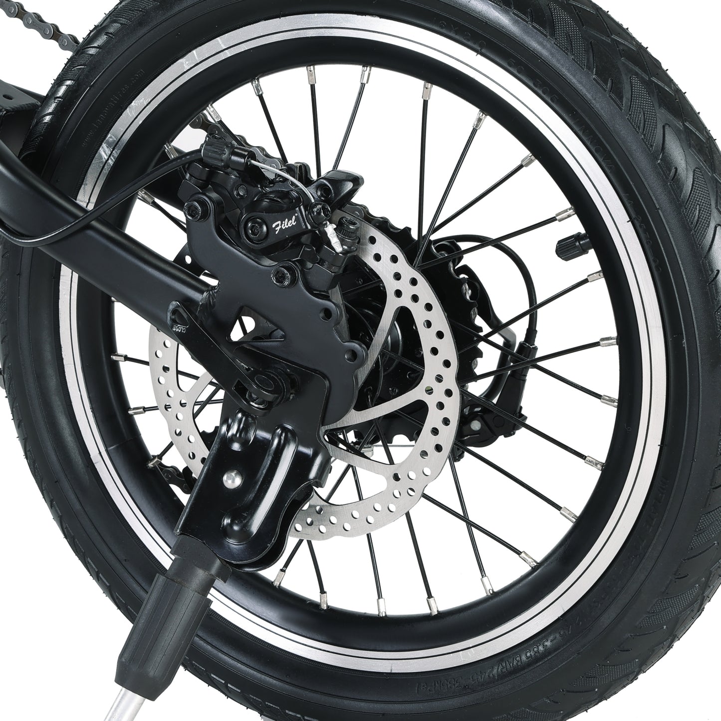 CITYMANTIS 16" Urban Folding Bicycle,7 Speed Disc Brake