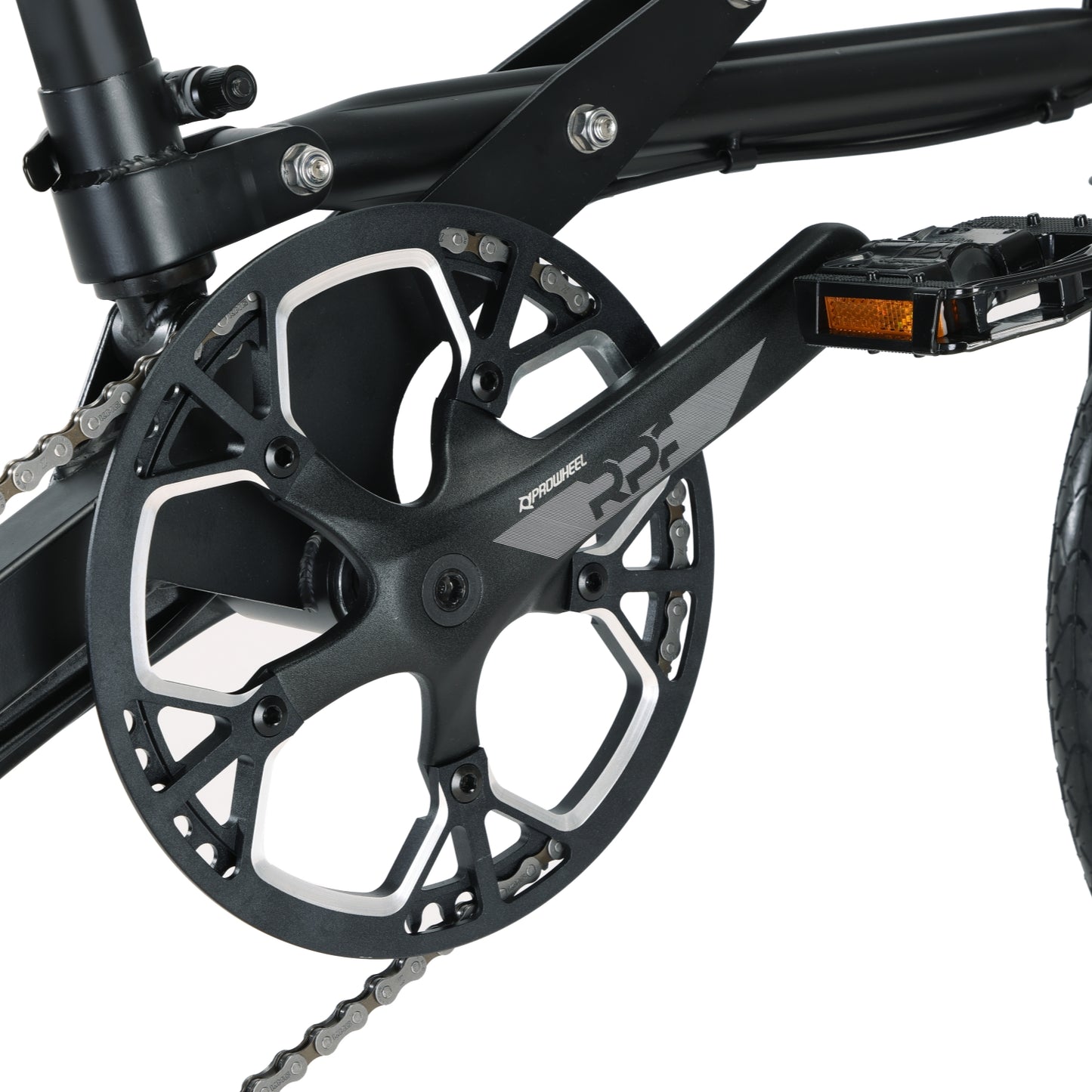 CITYMANTIS 16" Urban Folding Bicycle,7 Speed Disc Brake