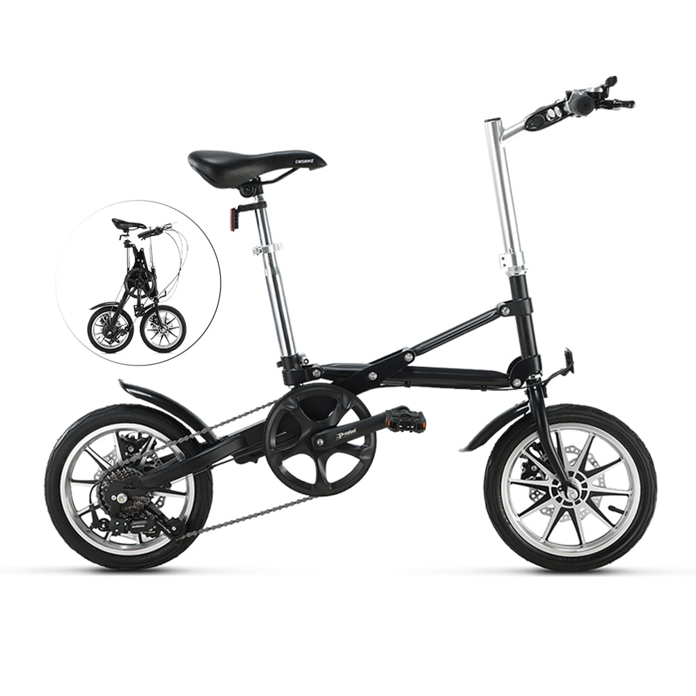 CITYMANTIS 14" Compact Urban Folding Bike (Single & 7-Speed)