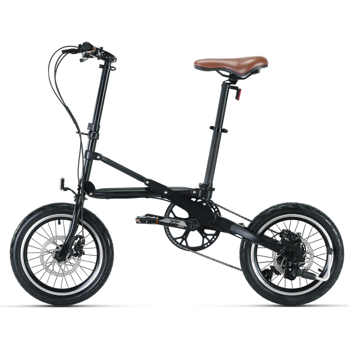 CITYMANTIS 16" Urban Folding Bicycle,7 Speed Disc Brake
